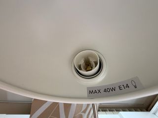 Lámpara Blanca Forsa IKEA (POCO USO)