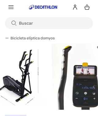 Bicicleta Elíptica Domyos EL540 Negra
