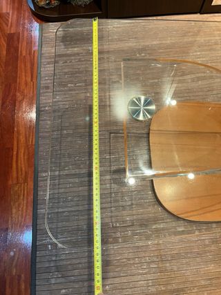 Mesa centro metaquilatro , madera , botellero