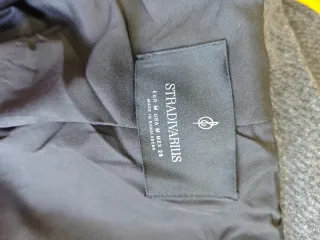 Chaqueta Stradivarius Gris Paño