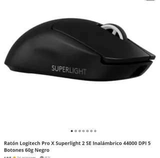 Ratón Logitech G Pro X Superlight Negro