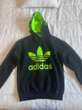 Sudadera Adidas Vintage 90s - Logo Trefoil Bordado