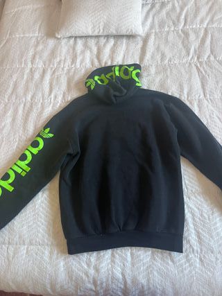 Sudadera Adidas Vintage 90s - Logo Trefoil Bordado