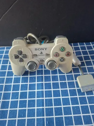 PS1 ORIGINAL MANDO DUAL ANALOG (RAREZA) OFICIAL