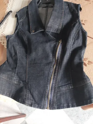 Chaleco vaquero mujer