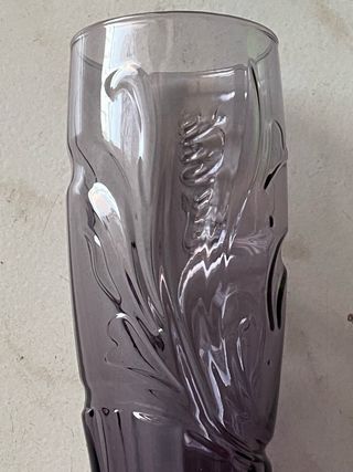 Bicchiere Coca Cola McDonald's 2008 Viola