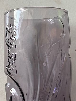 Bicchiere Coca Cola McDonald's 2008 Viola