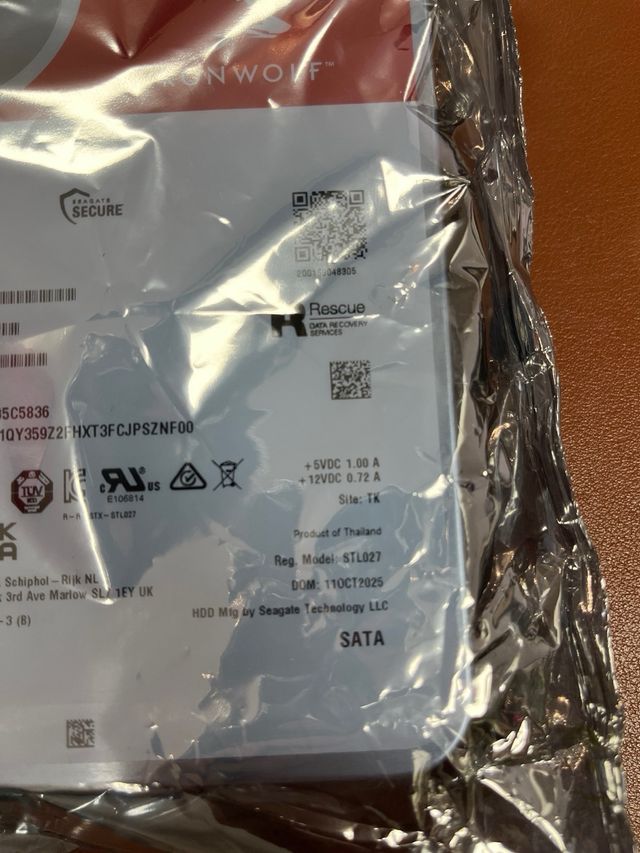 Seagate IronWolf Pro 3.5" NAS 16TB SATA#007RHN