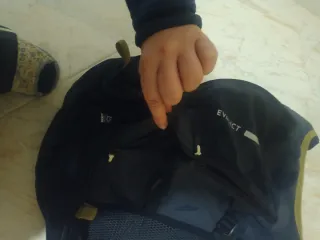 Mochila  ultra Trail Running Negra y Gris