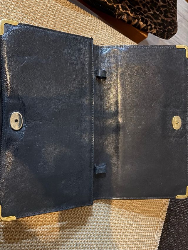 Bolso Clutch Vintage Pitón Sintético Multicolor