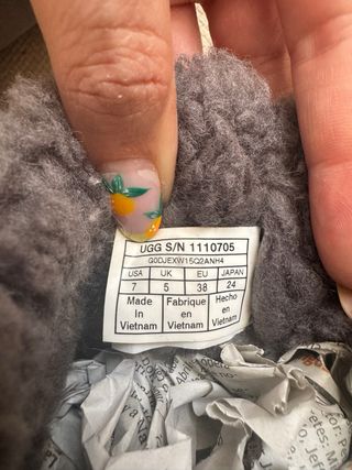 Botas UGG Grises Talla 38
