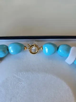 Conjunto Gargantilla y Pendientes en Oro 18Kt