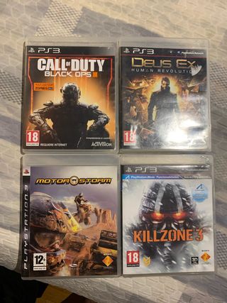 Lote 4 Juegos PS3:se pueden comprar por separado