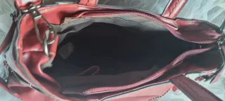 Bolso de mujer rojo oscuro/ granate