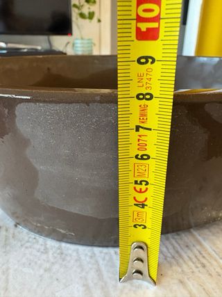 Maceta Bonsái Cerámica Marrón