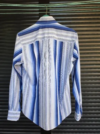 Camisa manga larga Marca Jan Paulsen Rayas Talla L