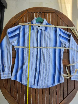 Camisa manga larga Marca Jan Paulsen Rayas Talla L