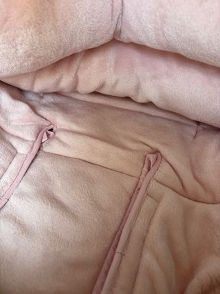 Sacco per passeggino e ovetto rosa