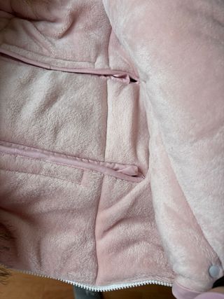 Sacco per passeggino e ovetto rosa