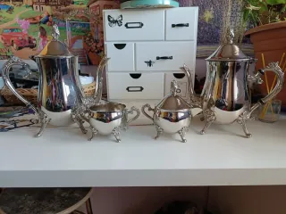 Set de tetería de alpaca