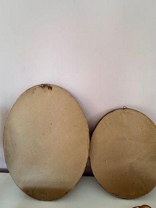 Duo Quadri Ovali Fiori Vintage