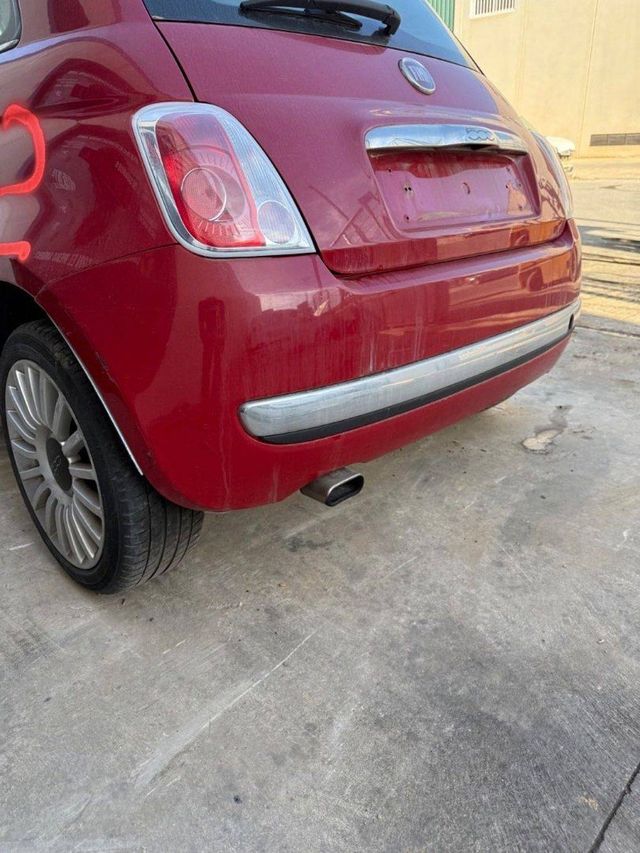 PARAGOLPES TRASERO Fiat 500 (150) Berlina (2007->)