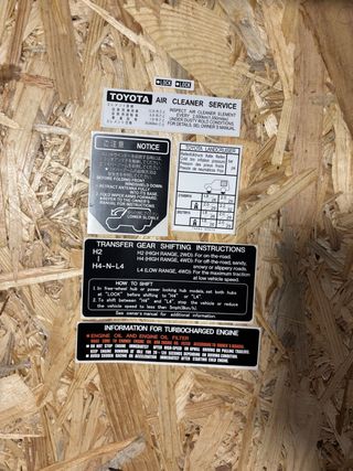 Pegatinas Toyota Land Cruiser