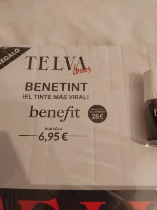 Revista Telva con Maquillaje Benefit Bene Tint 6ml