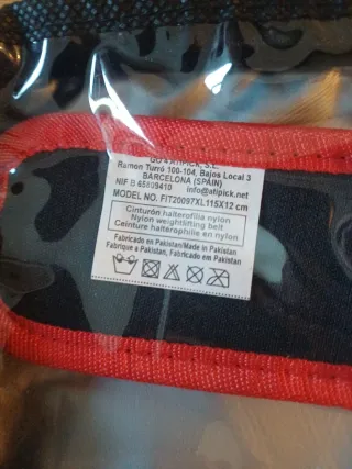 Cinturón Halterofilia Crossfit Pesas XL