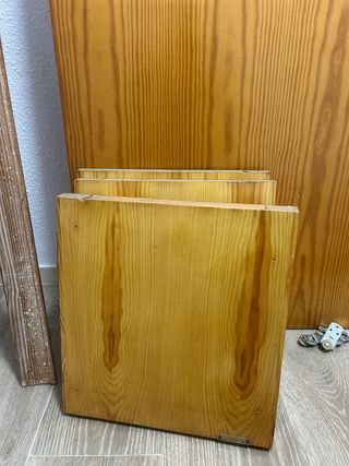 Puertas correderas de armario de madera