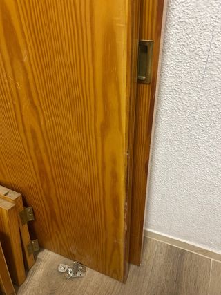 Puertas correderas de armario de madera