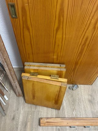 Puertas correderas de armario de madera