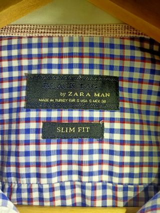 Camisa cuadros ZARA