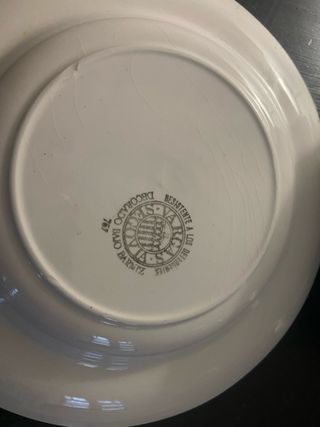 Lote 16 Platos Hondos Vargas Segovia