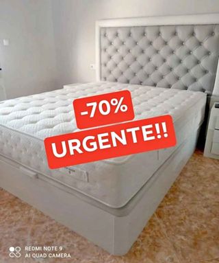 Colchón y cama 135cm