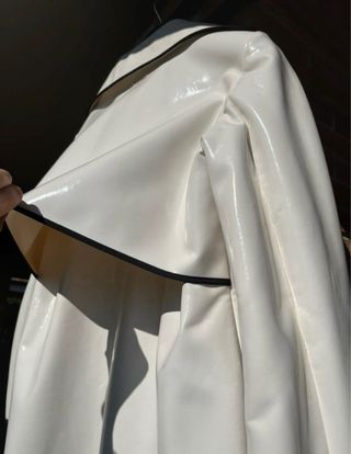 Cappotto Twinset Simona Barbieri Vinile Bianco