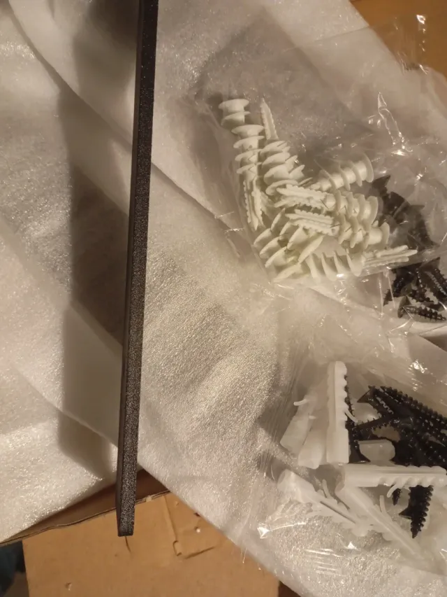 3 Soportes Estantería Forja Negros Nuevos