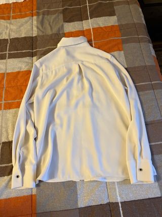 Camicia elegante Zara donna bianca