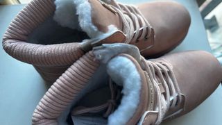 Botas de nieve mujer/hombre rosas