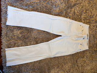Pantalón flare blanco