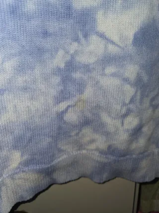 Jersey Gap niña tie-dye azul y blanco Talla L