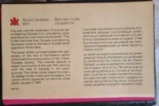 Canada Serie Divisionale 1981 Argento BU Proof