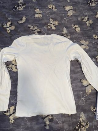 Maglia Camaieu bianca manica lunga
