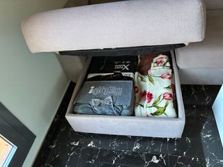 Sofá Cama Chaise Longue 4 Plazas Beige