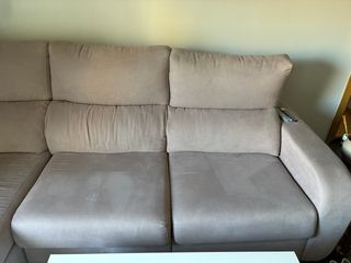 Sofá Cama Chaise Longue 4 Plazas Beige