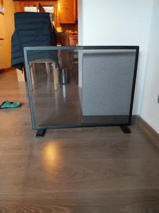 Tapa chimenea metal negra