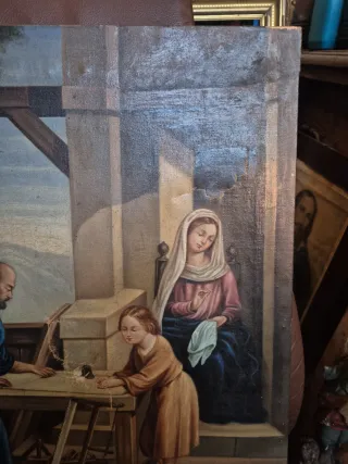 San José la virgen y Jesús