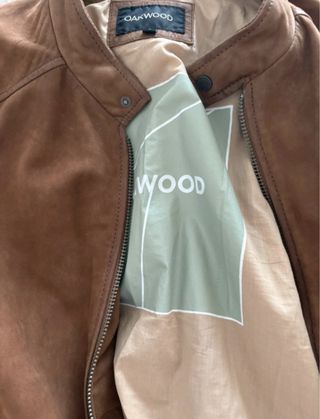 Chaqueta Piel Oakwood Marrón Talla L