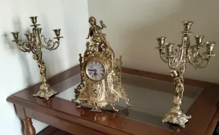 Juego Vintage 3 Piezas Bronce