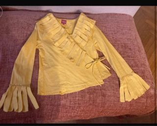 Camisa muy Original amarilla de la marca FLAMENCO